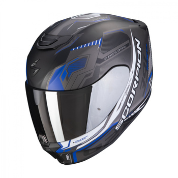 SCORPION KASK EXO-391 HAUT MATT BK-SIL-BLUE S