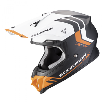 SCORPION KASK VX-16 AIR FUSION MAT BK-ORANGE XL