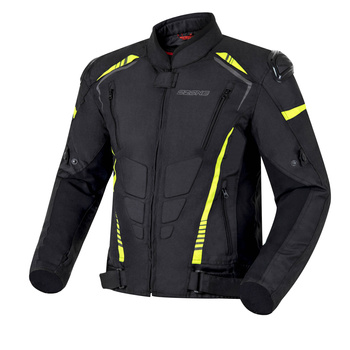 KURTKA TEKSTYLNA OZONE PULSE BLACK/FLUO YELLOW XS