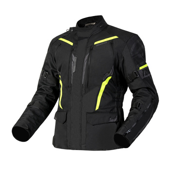 KURTKA TEKSTYLNA OZONE TOUR III BLACK/FLUO YELLOW XXL